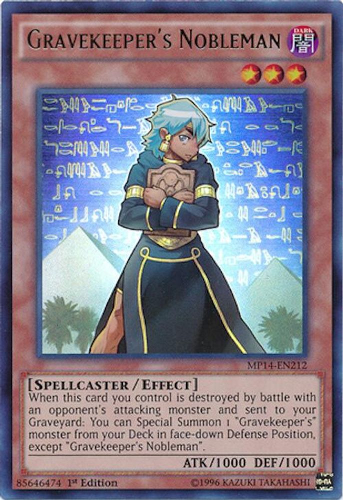 Gravekeeper's Nobleman (MP14-EN212) - Ultra Rare