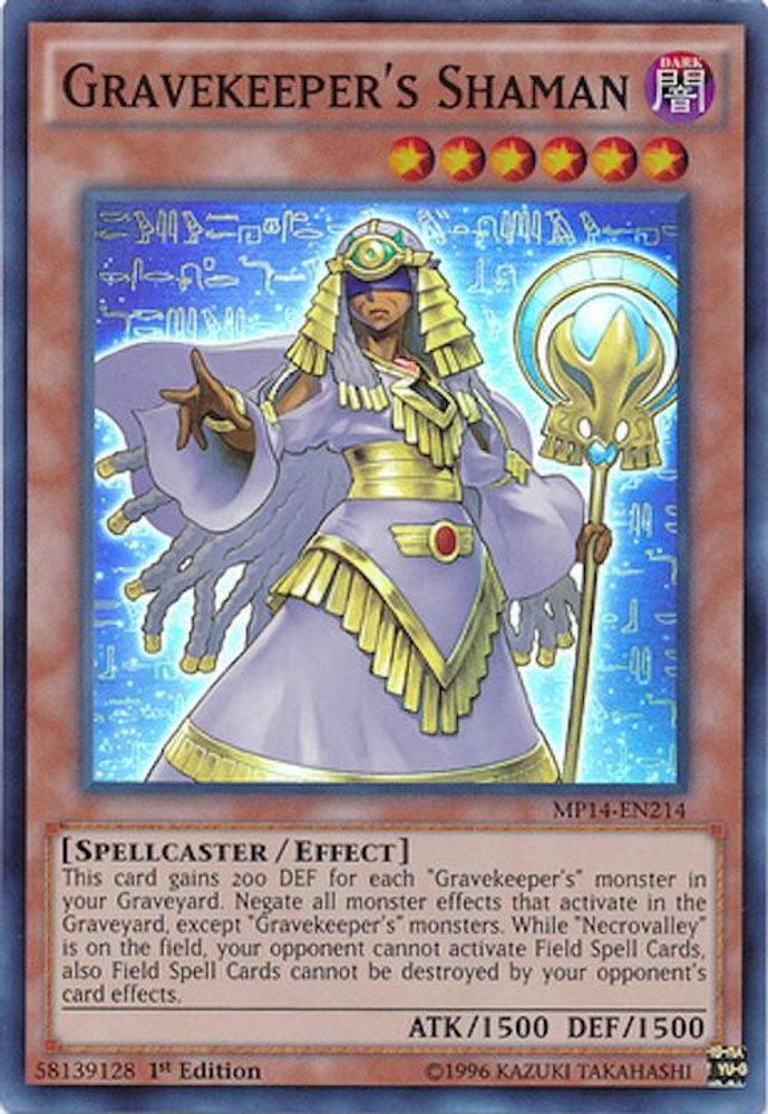 Gravekeeper's Shaman (MP14-EN214) - Super Rare