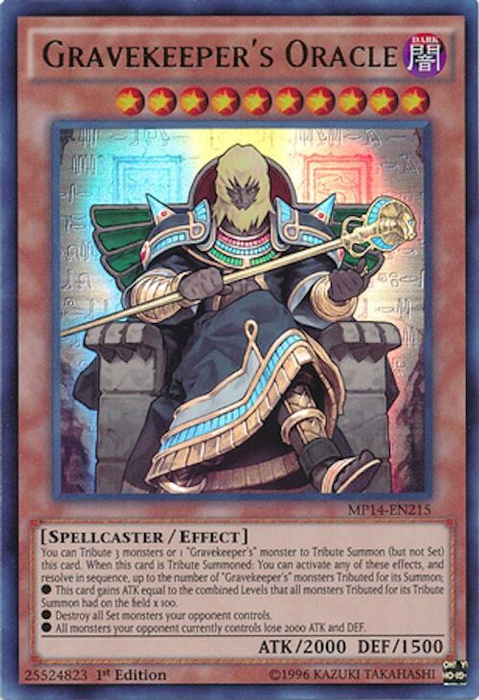 Gravekeeper's Oracle (MP14-EN215) - Ultra Rare