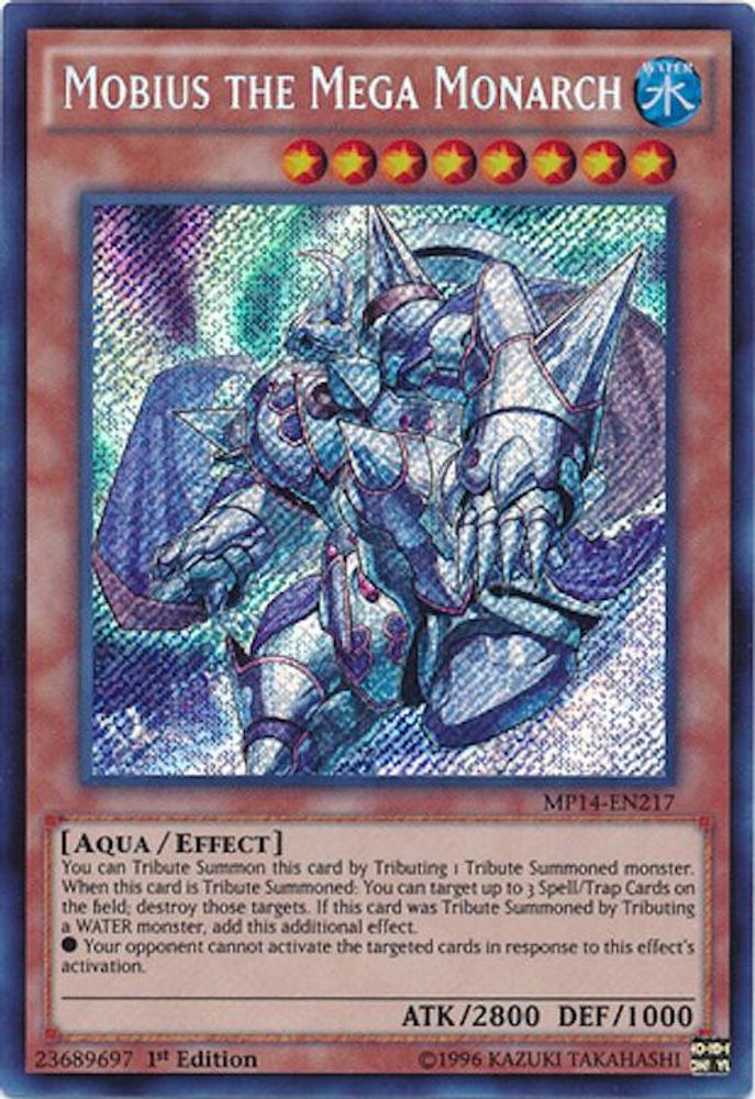 Mobius the Mega Monarch (MP14-EN217) - Secret Rare
