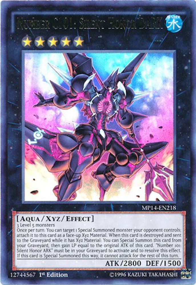 Number C101: Silent Honor DARK (MP14-EN218) - Ultra Rare