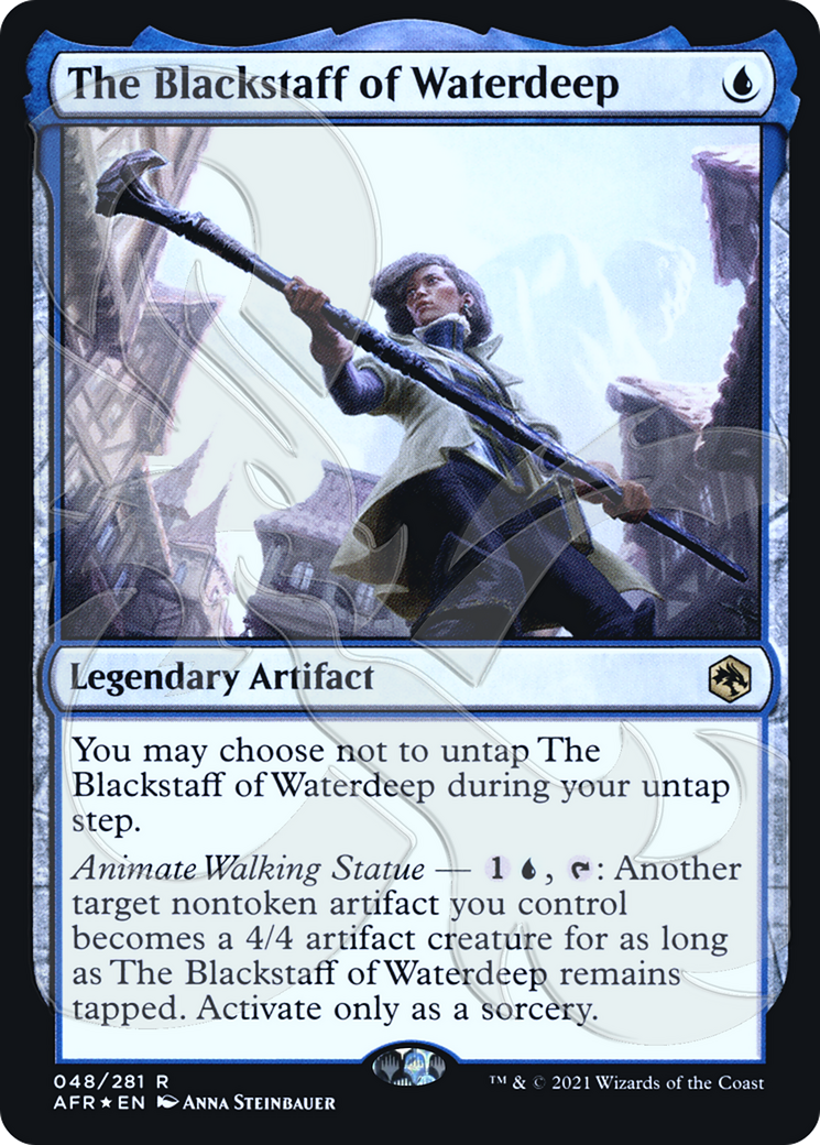 The Blackstaff of Waterdeep (AFR&-48A) - Adventures in the Forgotten Realms Promos Foil