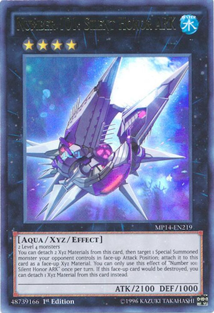 Number 101: Silent Honor ARK (MP14-EN219) - Ultra Rare