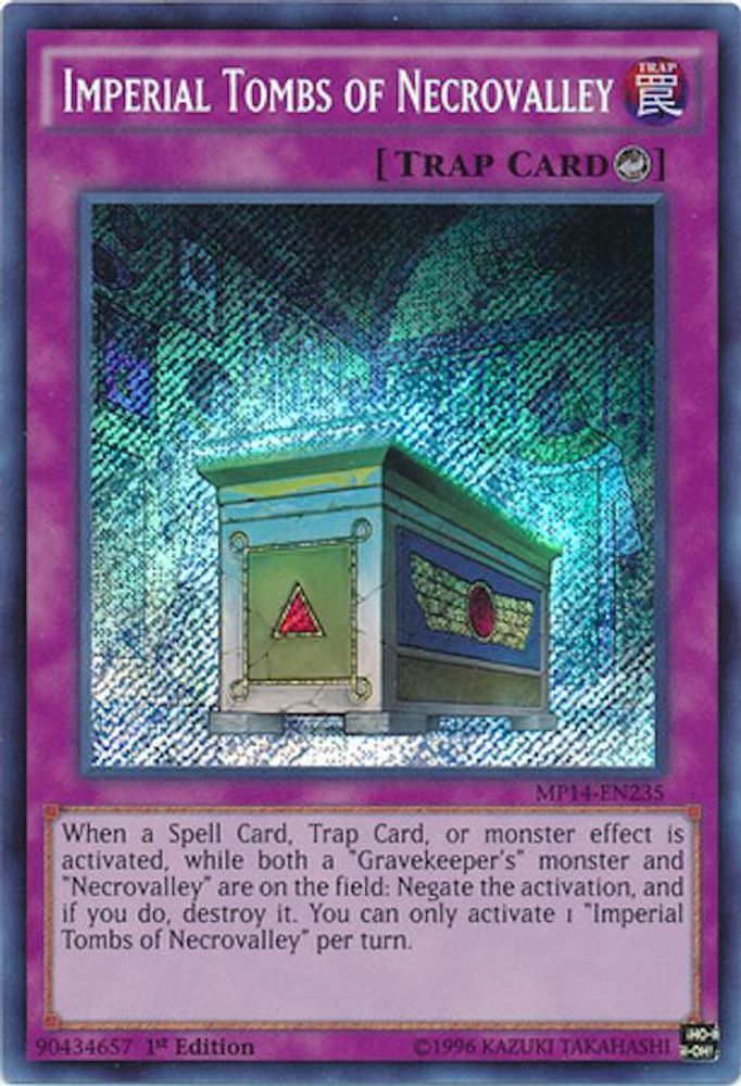 Tombes impériales de Necrovalley [MP14-EN235] Secret Rare 
