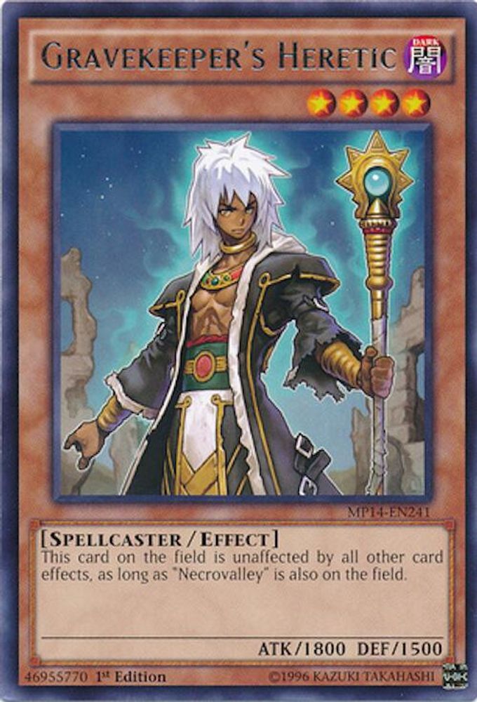Gravekeeper's Heretic (MP14-EN241) - Rare