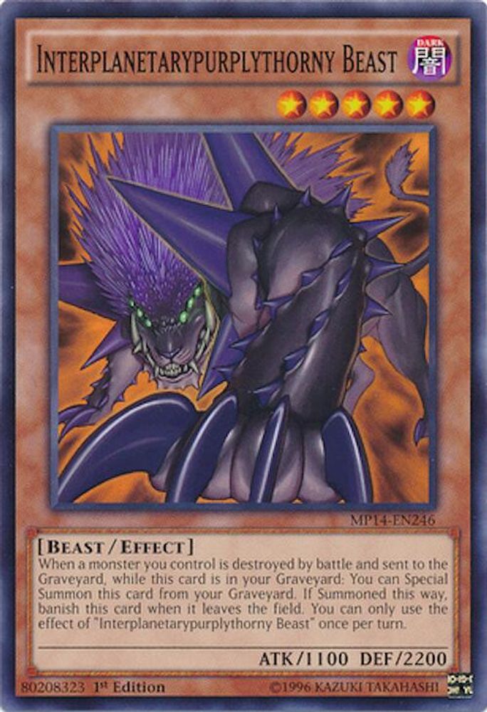 Interplanetarypurplythorny Beast (MP14-EN246) - Common