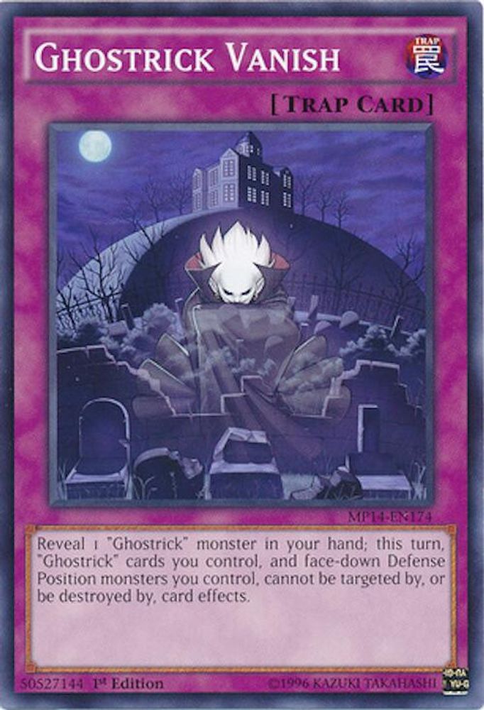 Ghostrick Vanish (MP14-EN174) - Common