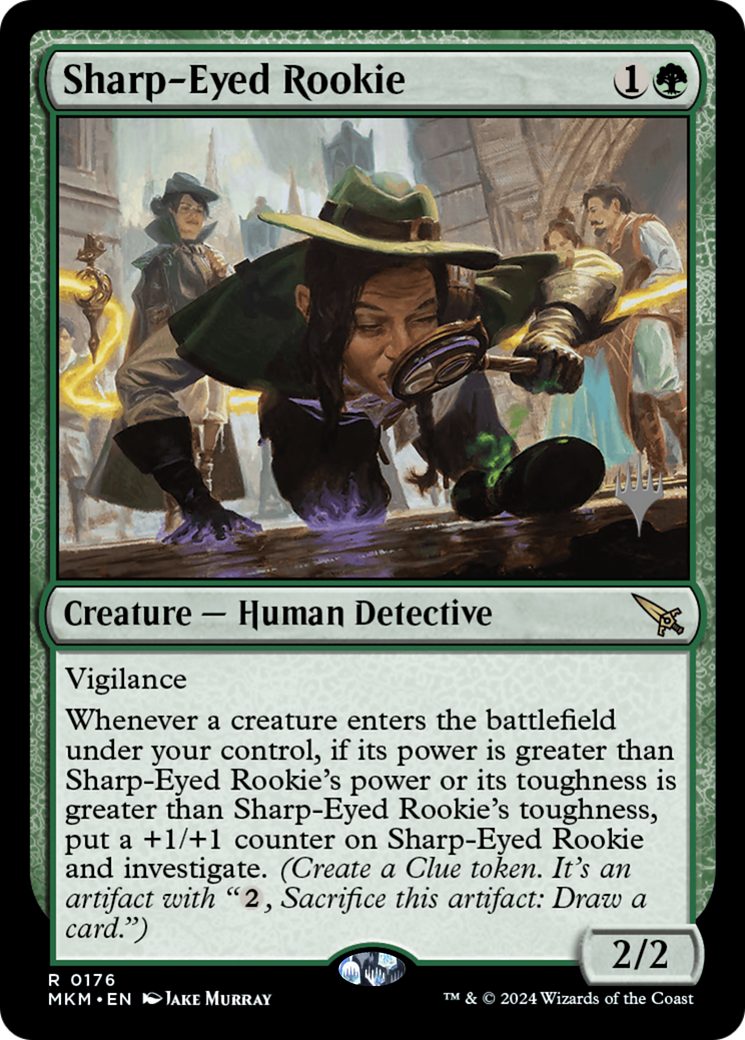 Sharp-Eyed Rookie (Pack promotionnel) [Meurtres à Karlov Manor Promos] 