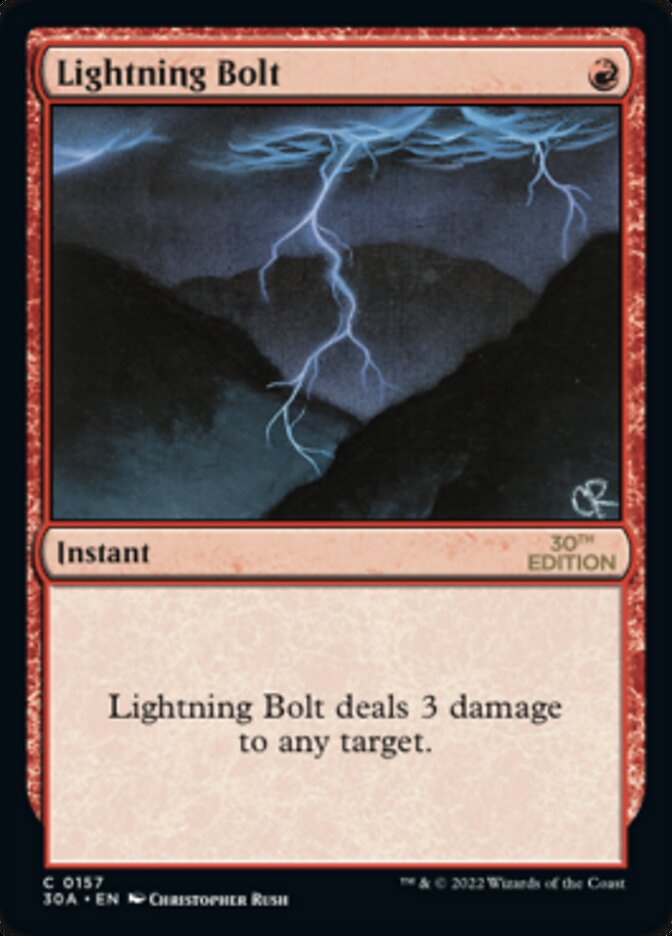 Lightning Bolt [Édition 30e anniversaire] 