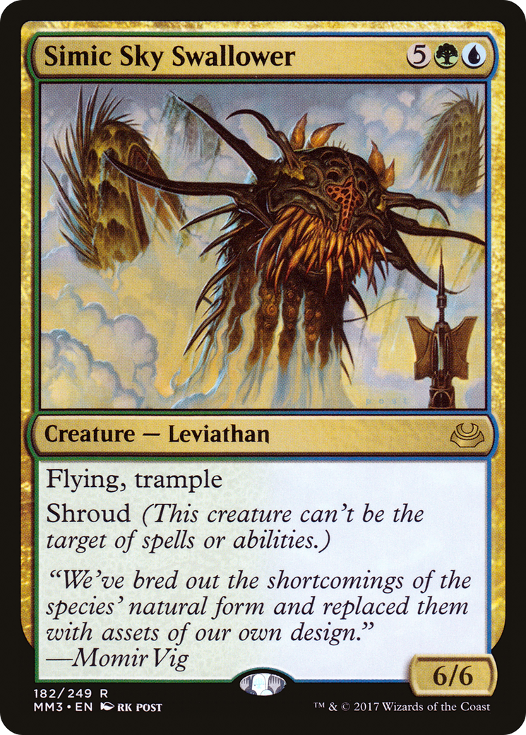 Simic Sky Swallower (MM3-182) - Modern Masters 2017 Foil
