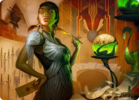 Mari, la carte d'art Killing Quill [Série d'art Streets of New Capenna] 