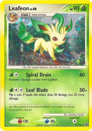 Leafeon (24/100) (Deck thématique exclusif) [Diamond &amp; Pearl : Majestic Dawn] 