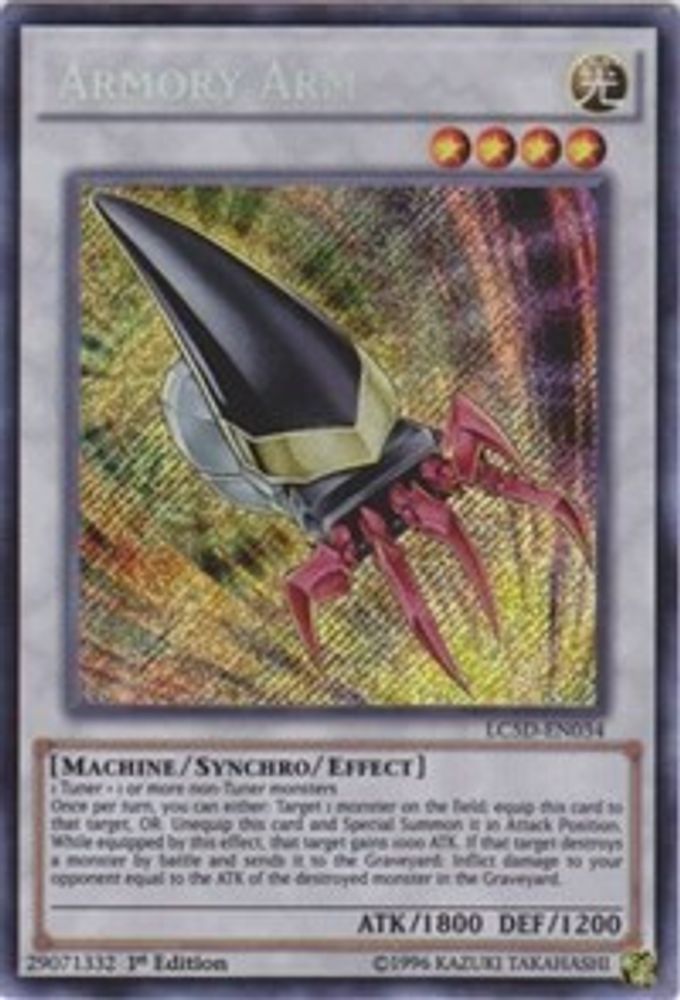 Armory Arm (LC5D-EN034) - Secret Rare