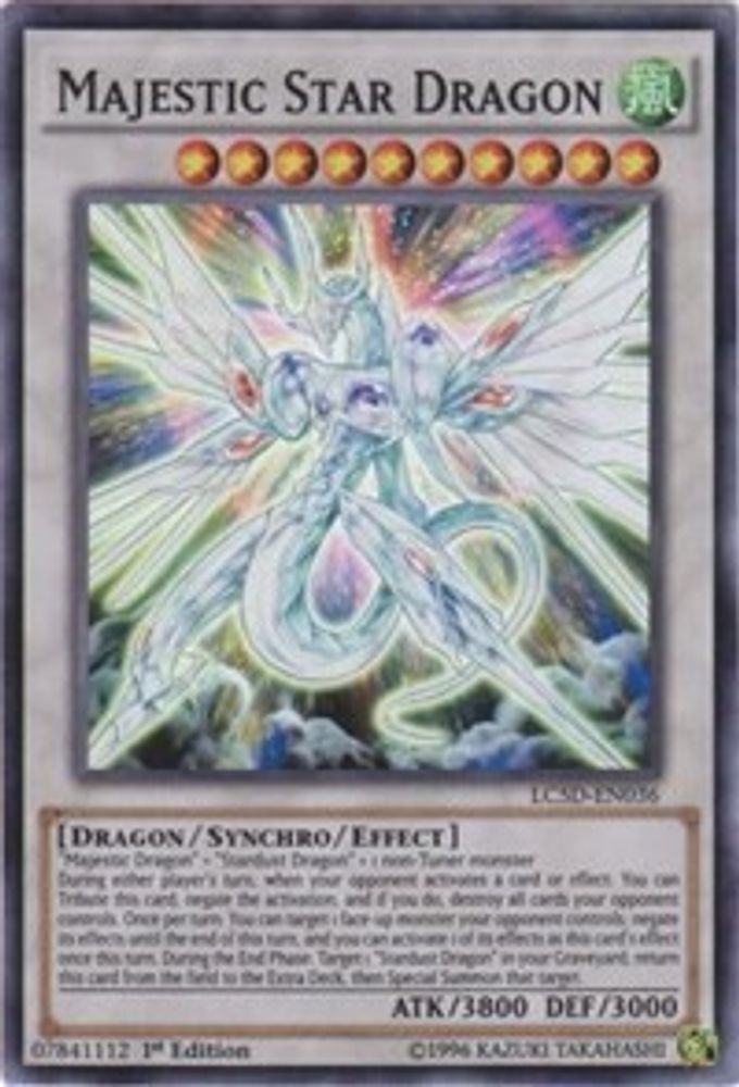 Majestic Star Dragon (LC5D-EN036) - Super Rare