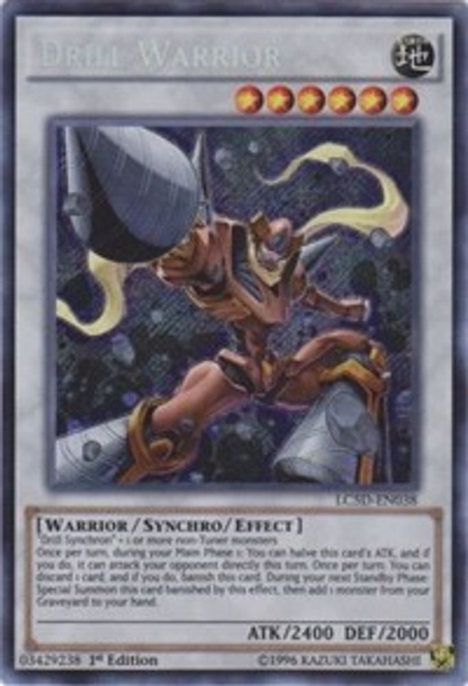 Drill Warrior (LC5D-EN038) - Secret Rare
