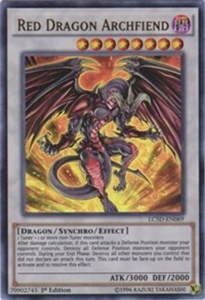 Red Dragon Archfiend (LC5D-EN069) - Ultra Rare