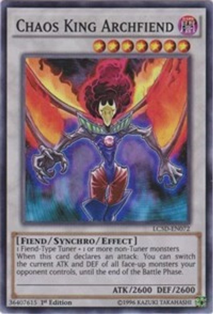 Chaos King Archfiend (LC5D-EN072) - Super Rare