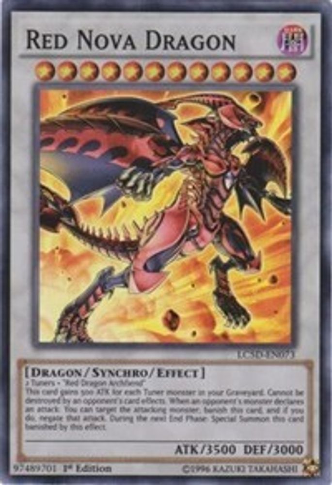 Red Nova Dragon (LC5D-EN073) - Super Rare