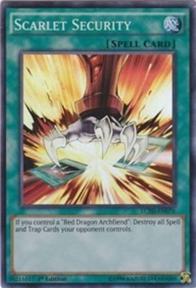 Scarlet Security (LC5D-EN076) - Super Rare