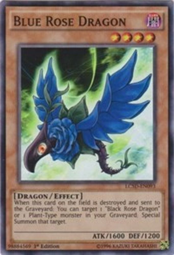 Blue Rose Dragon (LC5D-EN093) - Super Rare
