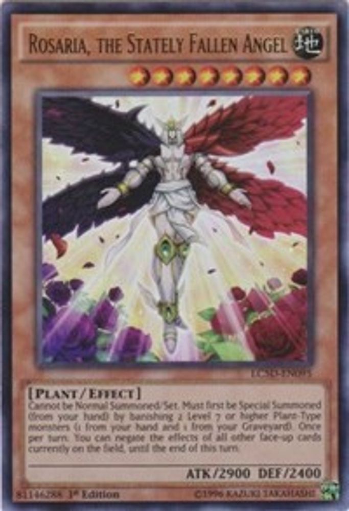 Rosaria, the Stately Fallen Angel (LC5D-EN095) - Ultra Rare
