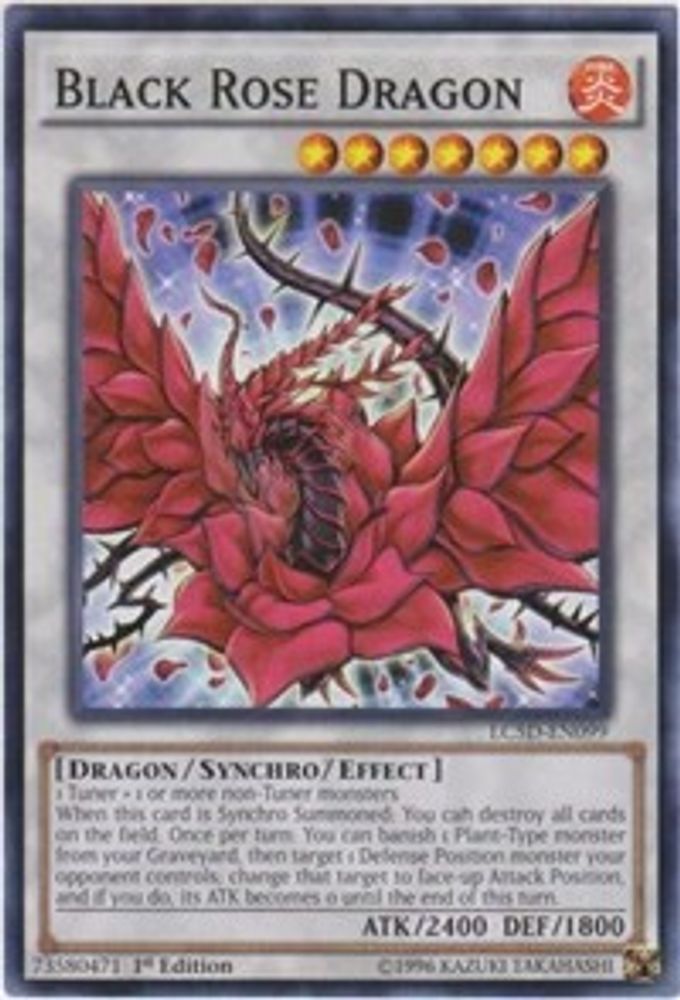 Black Rose Dragon (LC5D-EN099) - Common