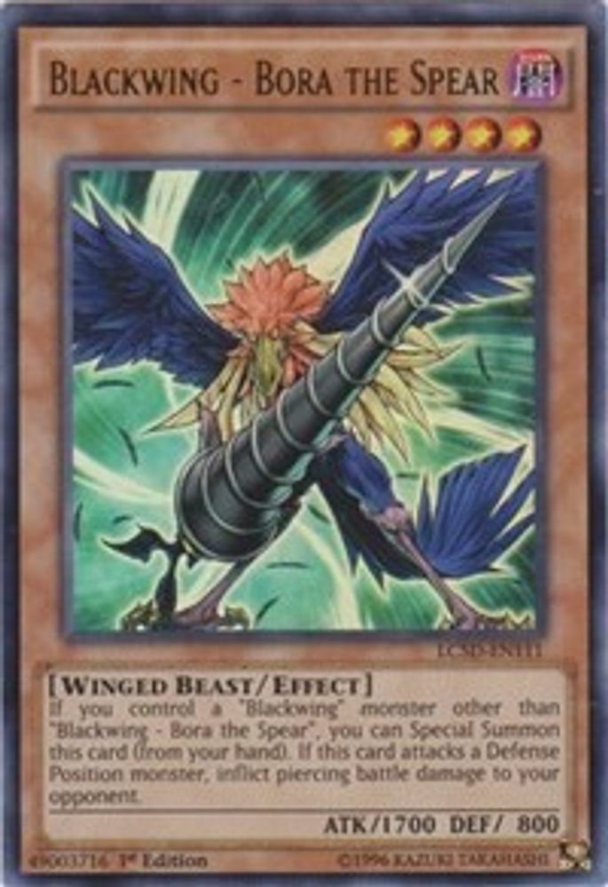 Blackwing - Bora the Spear (LC5D-EN111) - Ultra Rare