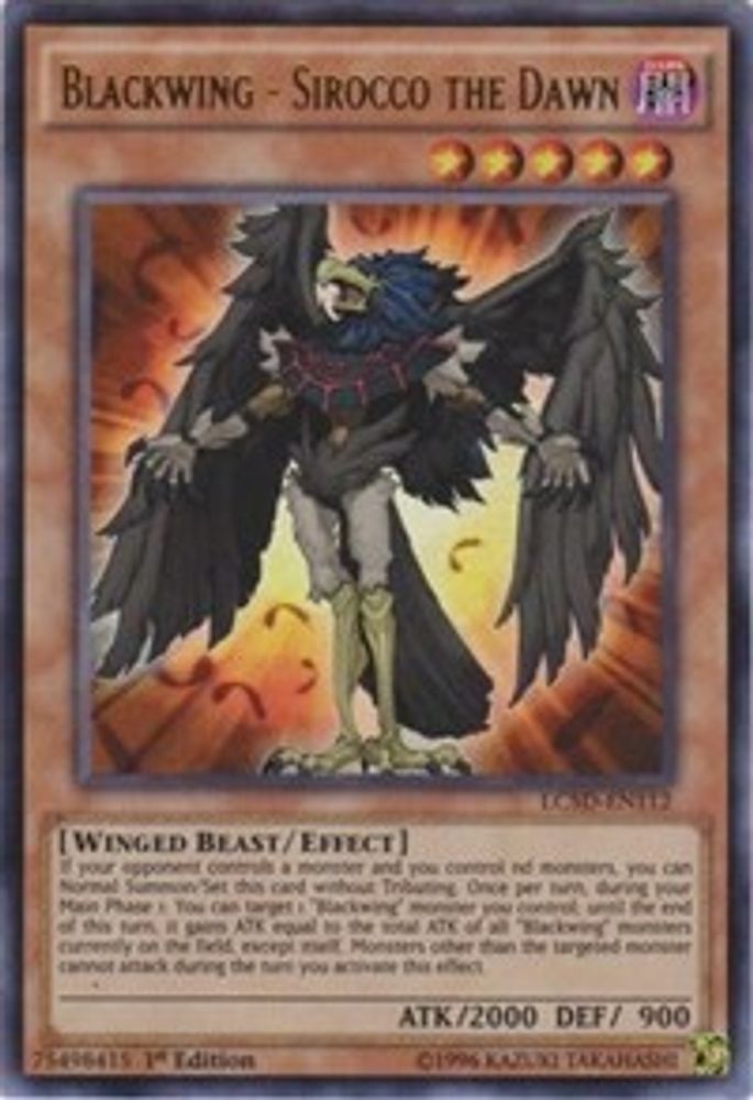 Blackwing - Sirocco the Dawn (LC5D-EN112) - Ultra Rare