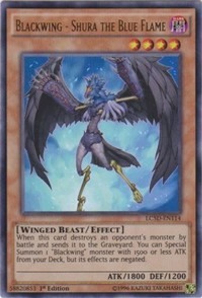 Blackwing - Shura the Blue Flame (LC5D-EN114) - Ultra Rare