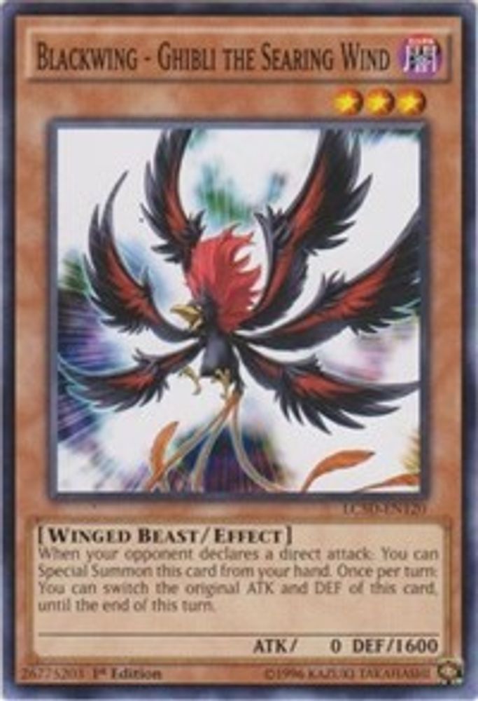 Blackwing - Ghibli the Searing Wind (LC5D-EN120) - Common