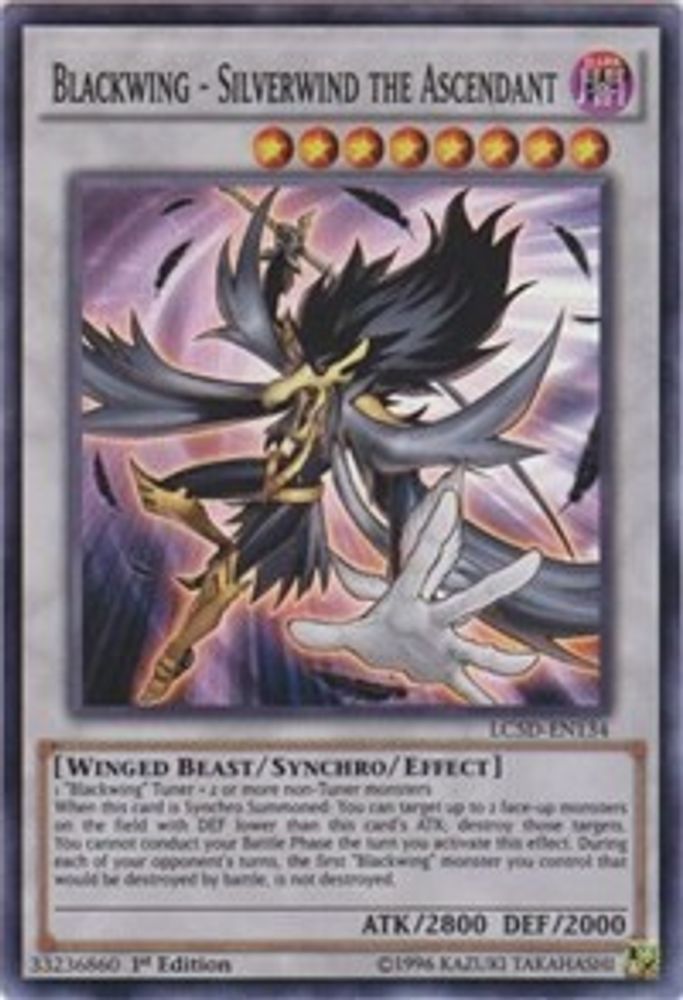 Blackwing - Silverwind the Ascendant (LC5D-EN134) - Super Rare