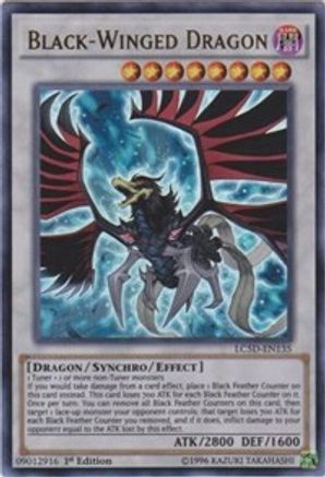Black-Winged Dragon (UR) (LC5D-EN135) - Legendary Collection 5D's 1st Edition