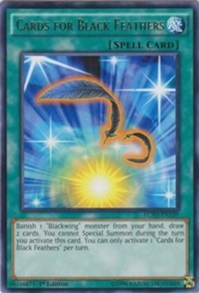 Cards for Black Feathers (LC5D-EN139) - Rare