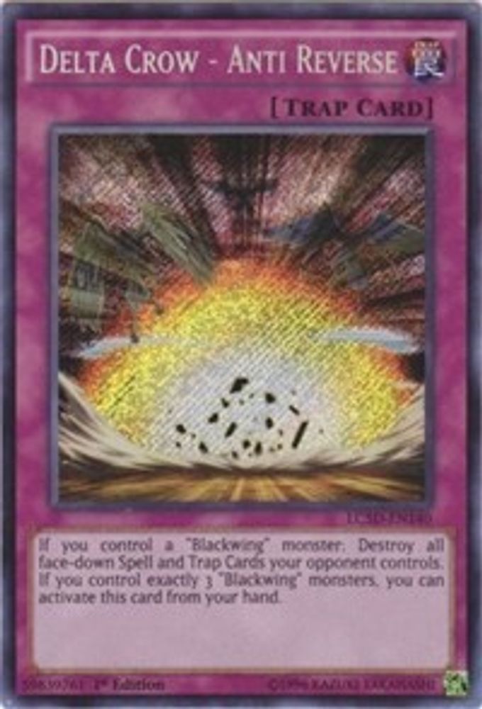Delta Crow - Anti-Inversion [LC5D-EN140] Secret Rare 