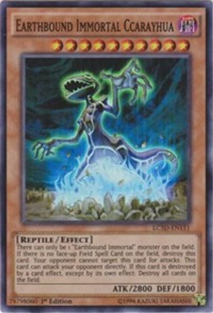 Earthbound Immortal Ccarayhua (LC5D-EN151) - Super Rare