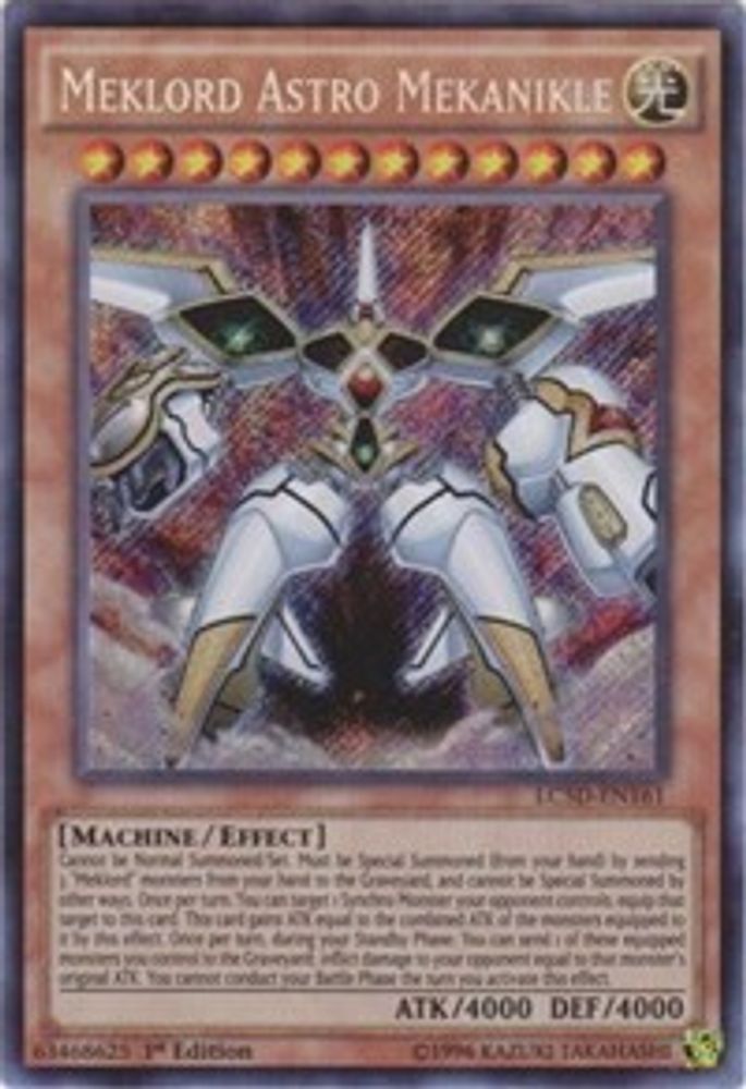 Meklord Astro Mekanikle [LC5D-EN161] Secret Rare 