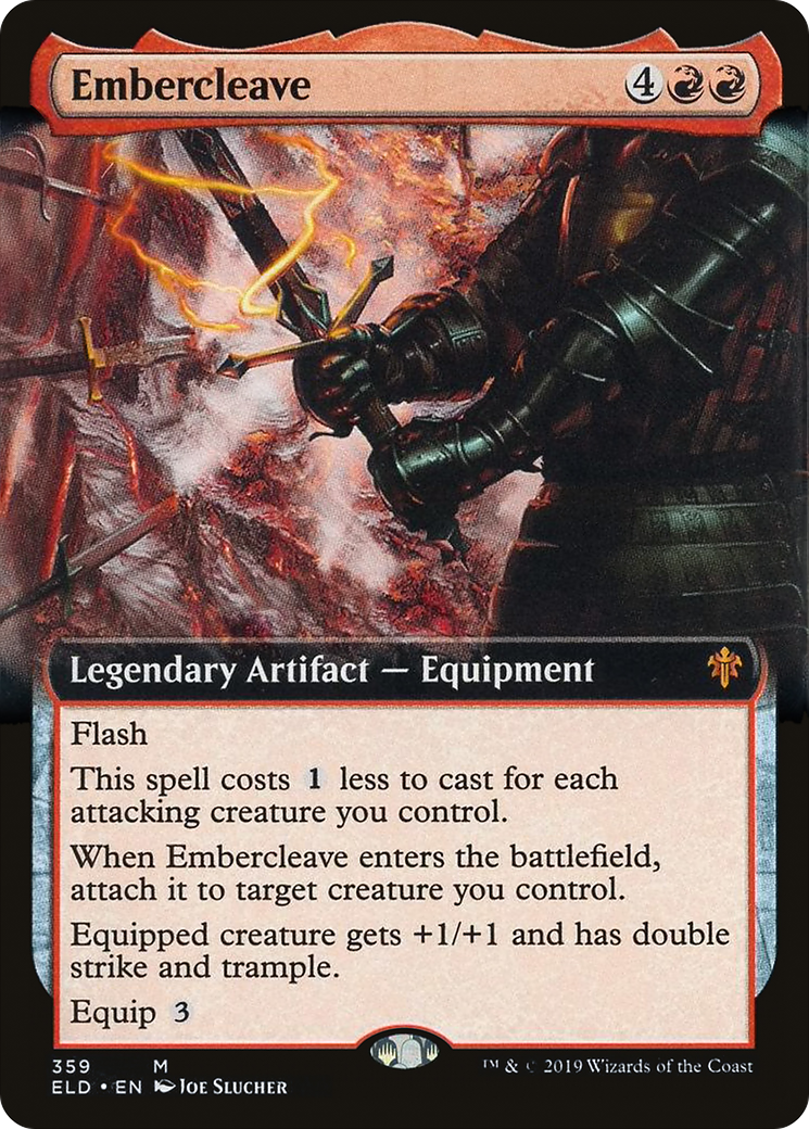 Embercleave (Art étendu) [Trône d'Eldraine] 