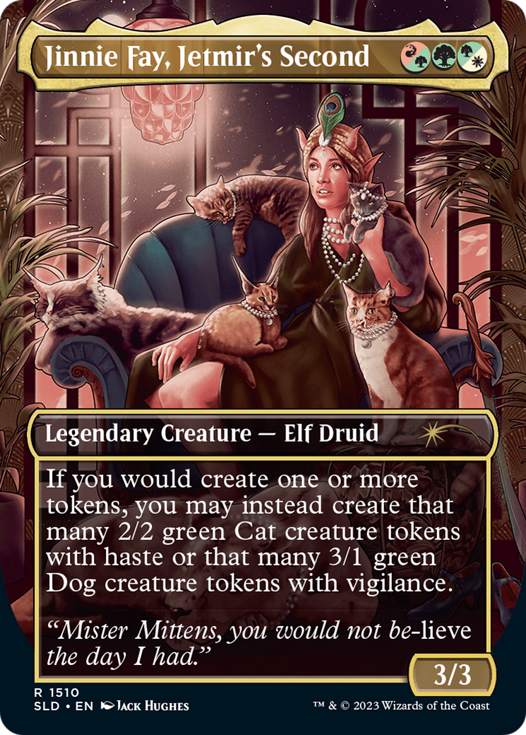 Jinnie Fay, deuxième de Jetmir // Jinnie Fay, deuxième de Jetmir [Secret Lair Commander Deck : Il pleut des chats et des chiens] 