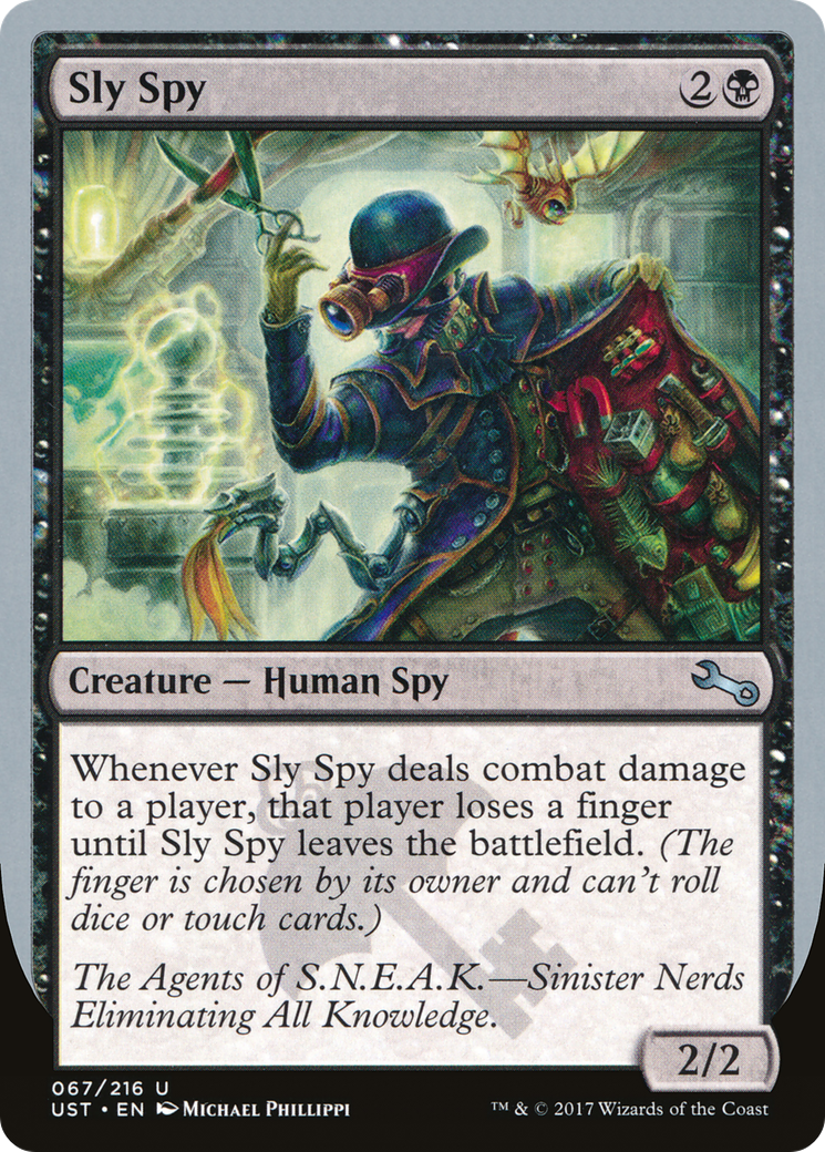 Sly Spy (C) (UST-067) - Unstable Foil