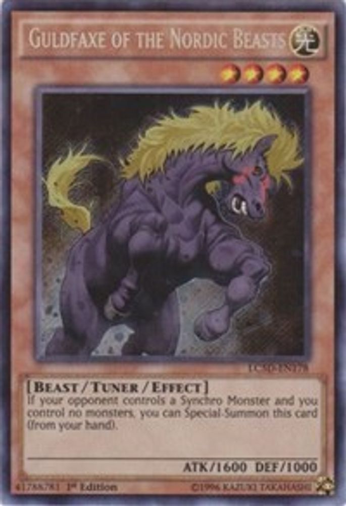 Guldfaxe of the Nordic Beasts (LC5D-EN178) - Secret Rare
