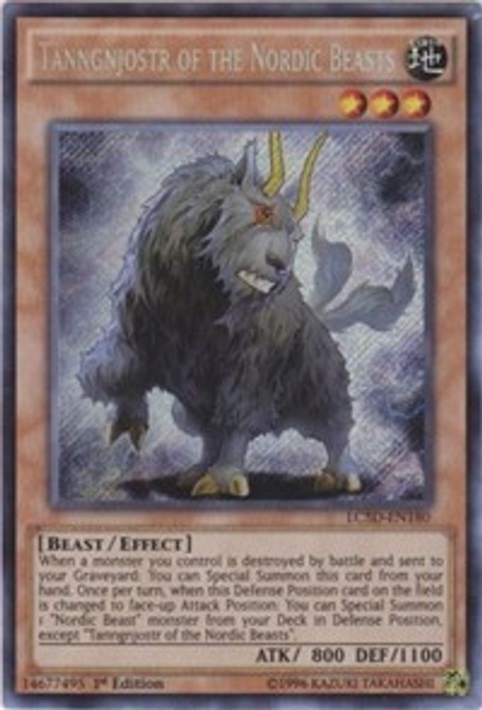 Tanngnjostr of the Nordic Beasts (LC5D-EN180) - Secret Rare