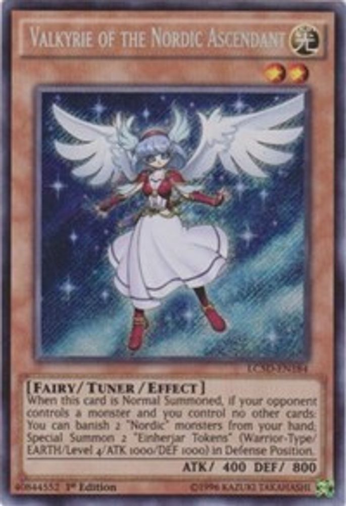 Valkyrie of the Nordic Ascendant (LC5D-EN184) - Secret Rare