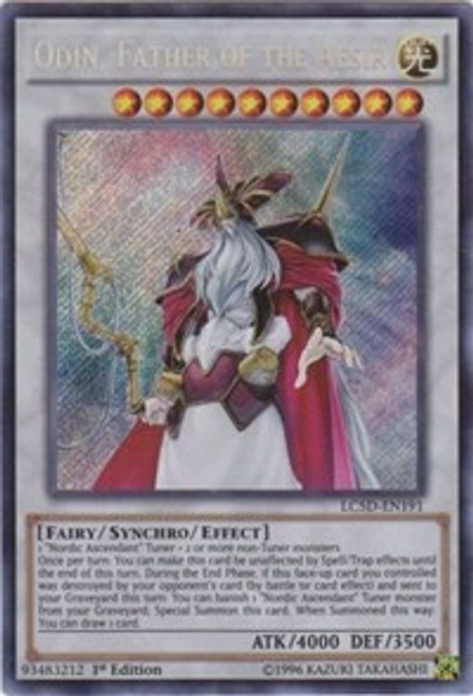 Odin, père des Ases [LC5D-EN191] Secret Rare 