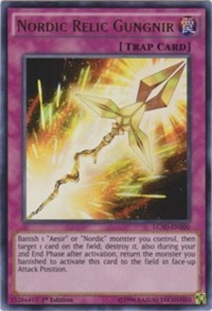 Relique nordique Gungnir [LC5D-EN200] Ultra Rare 