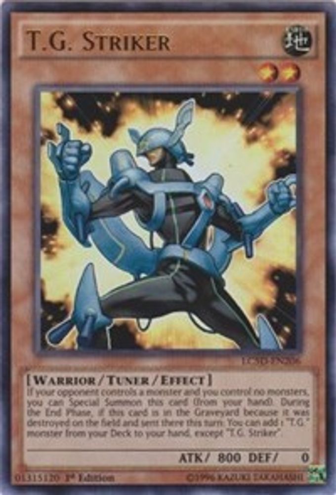 TG Striker [LC5D-EN206] Ultra Rare 