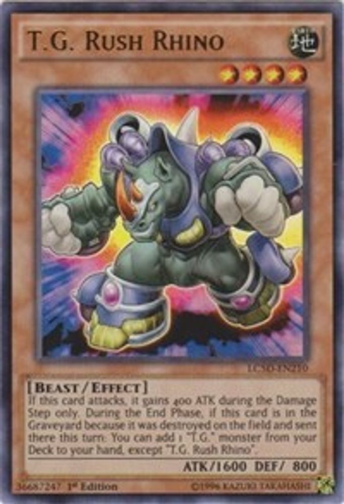 T.G. Rush Rhino (LC5D-EN210) - Ultra Rare