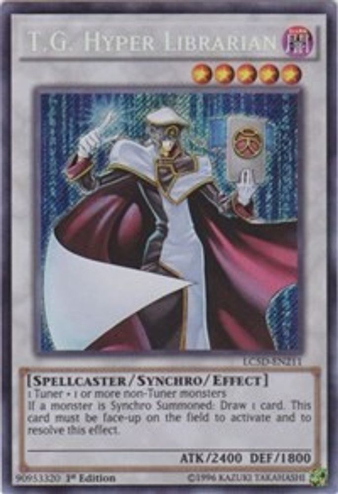 T.G. Hyper Librarian (LC5D-EN211) - Secret Rare