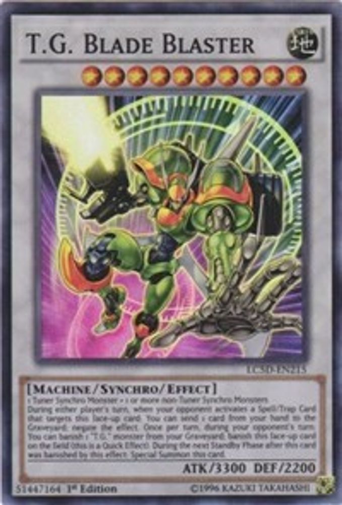 Blaster à lame TG [LC5D-EN215] Super Rare 