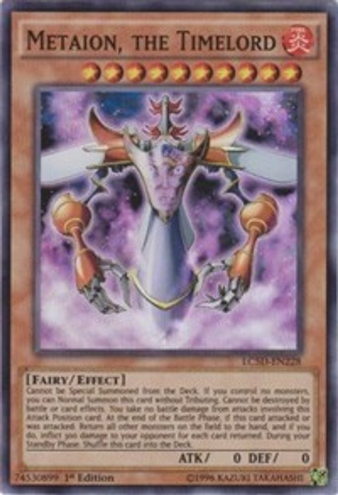 Metaion, le Seigneur du Temps [LC5D-EN228] Super Rare 
