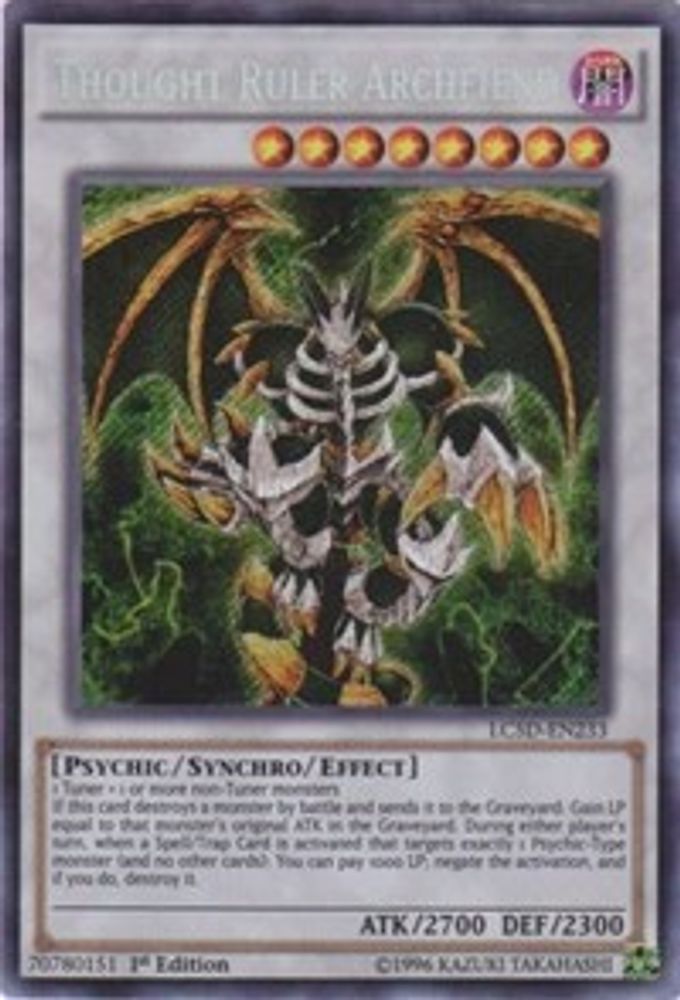 Thought Ruler Archfiend (LC5D-EN233) - Secret Rare